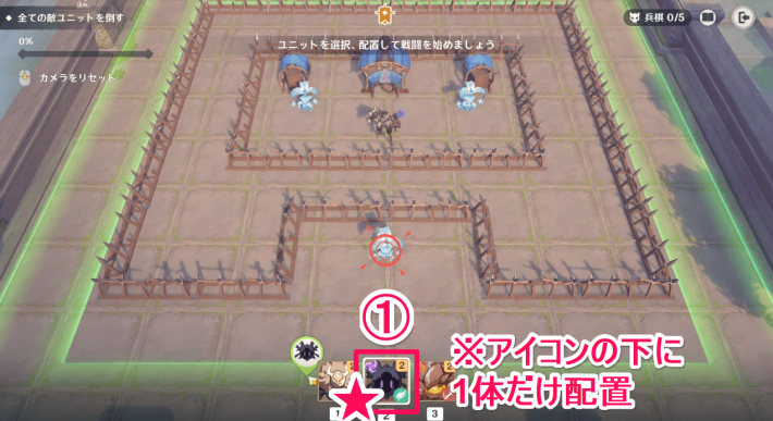 運動力学(ステージ4)配置例1