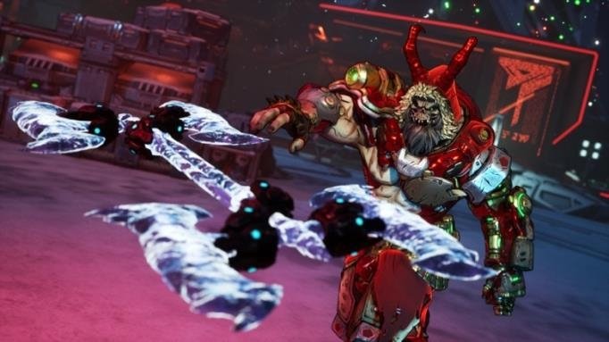 サンタクロース風の敵キャラクター