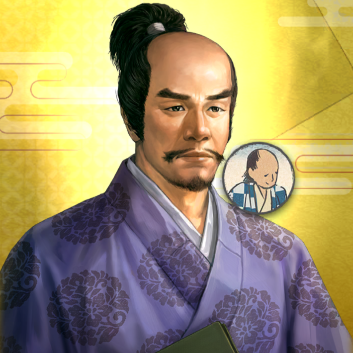 【街道武将】有馬晴信のイラスト