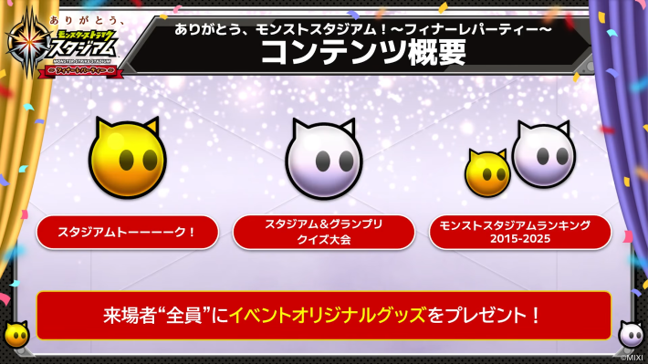 パーティーの内容