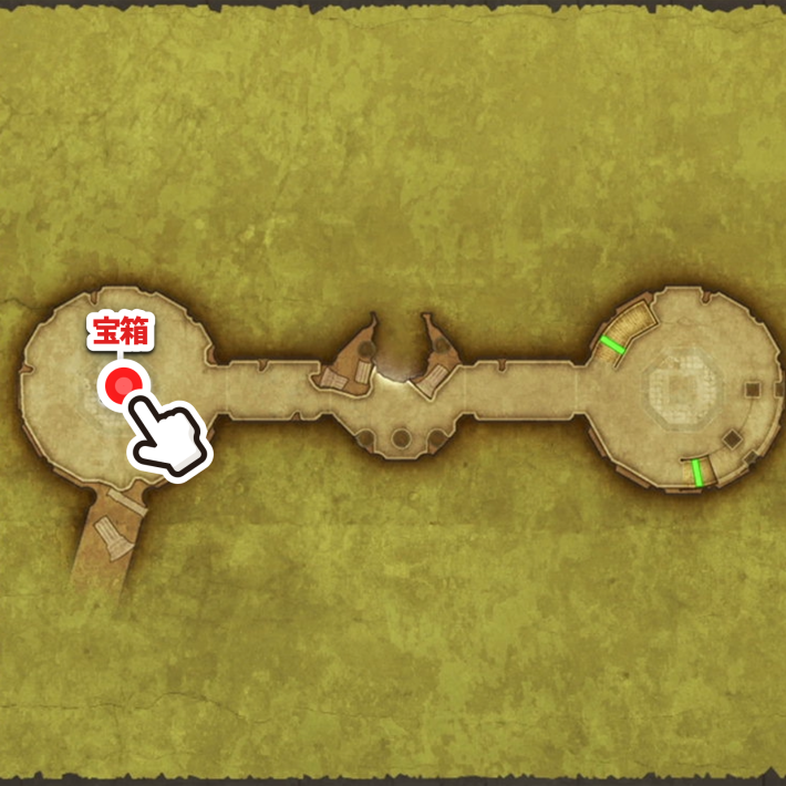 ドラクエ2リメイクスクルトの巻物の入手場所拡大マップ