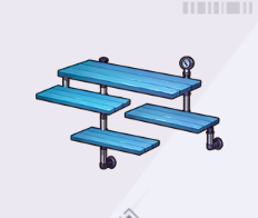 ブルーメカニカルシェルフ