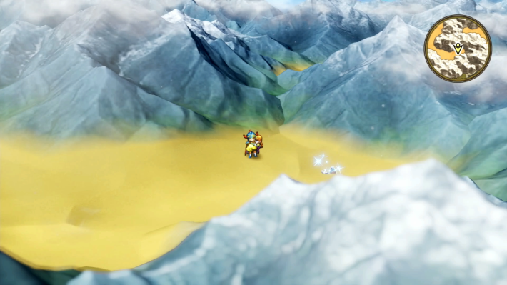 ドラクエ1リメイクの岩泣き島の南西の砂地