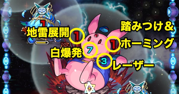 ラパパタのボス戦攻撃パターン