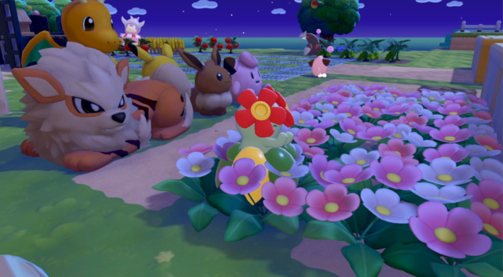 흔들흔들 춤추는 꽃 댄스