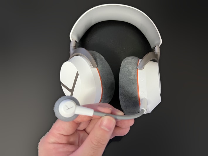 MMX 100 wireless マイク装着