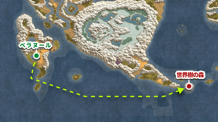 ドラクエ2リメイクの世界樹の森