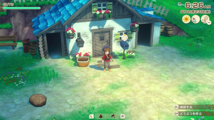 牧場物語 風のグランドバザールの牧場