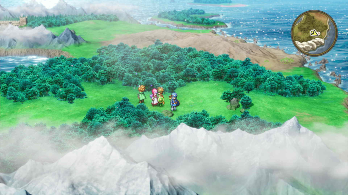 ドラクエ2リメイクのデルコンダル 東 森の中の秘密の場所