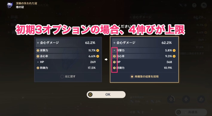 初期3オプション