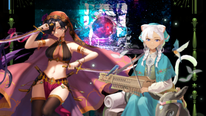 異郷を巡る明星たち