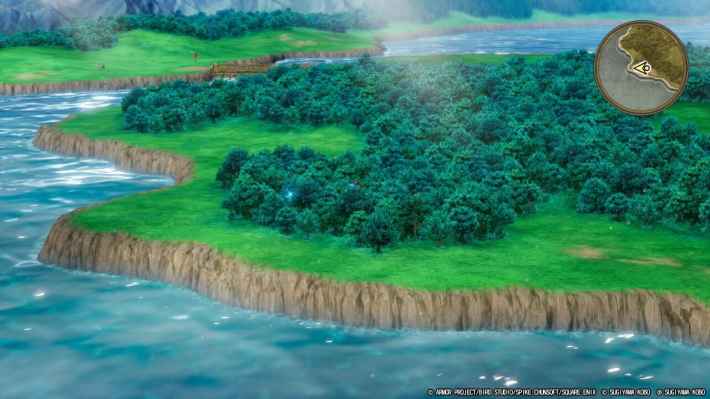 ドラクエ1リメイクのメルキド南西の海沿いの森