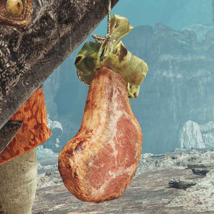 モンハンワイルズのこんがり肉ストラップ