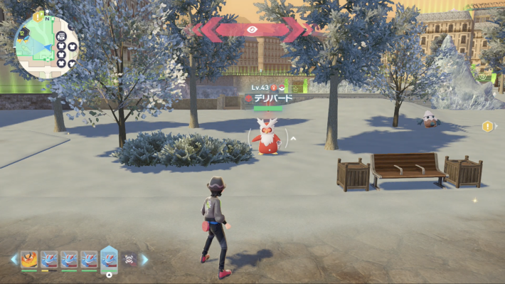 ポケモンzaのオヤブンデリバードの現地画像