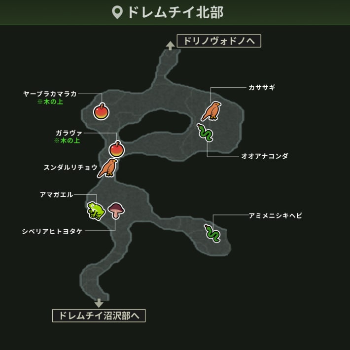 ドレムチイ北部＿動植物＿バーチャスミッション