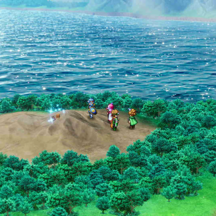 ドラクエ2リメイクのベラヌール南東のキラキラ