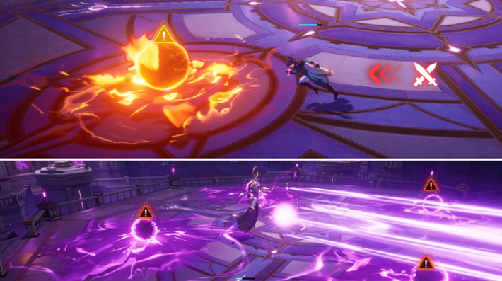 オフィーリアのファイヤーボール+闇属性レーザー