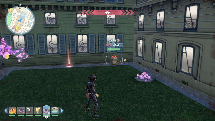 ポケモンzaのオヤブンミネズミの現地画像