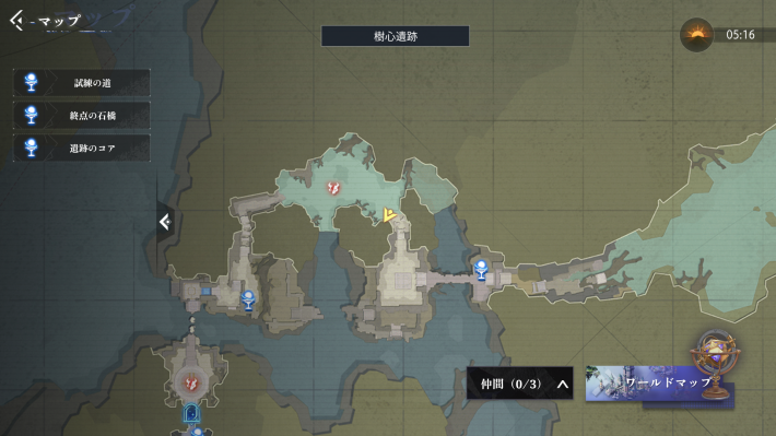 古代巨樹のカード17_マップ