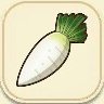 牧場物語風のグランドバザールのだいこん