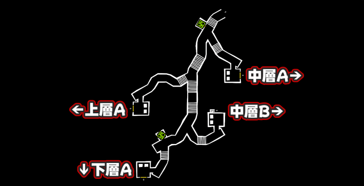 水処理場トンネル宝箱map
