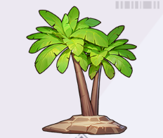 海辺のヤシの木