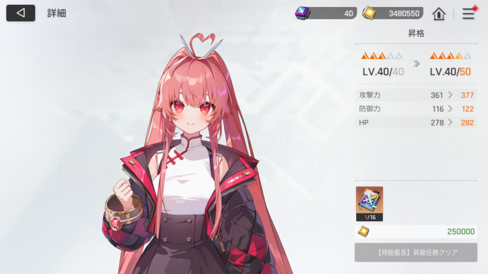 キャラ育成と強化優先度の画像