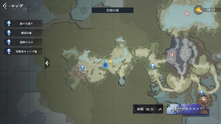 古代巨樹のカード1_マップ