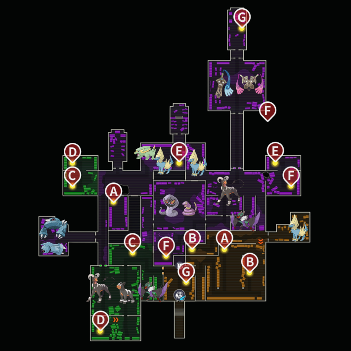 ポケモンZAのフラダリラボのマップ