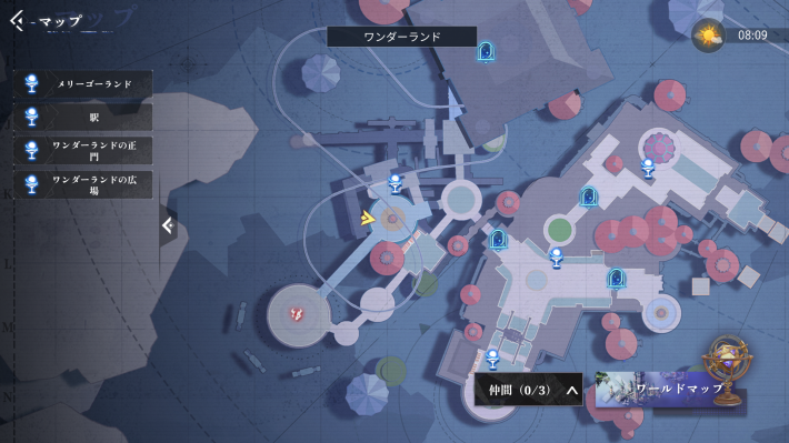 ワンダーランドの宝箱5_マップ