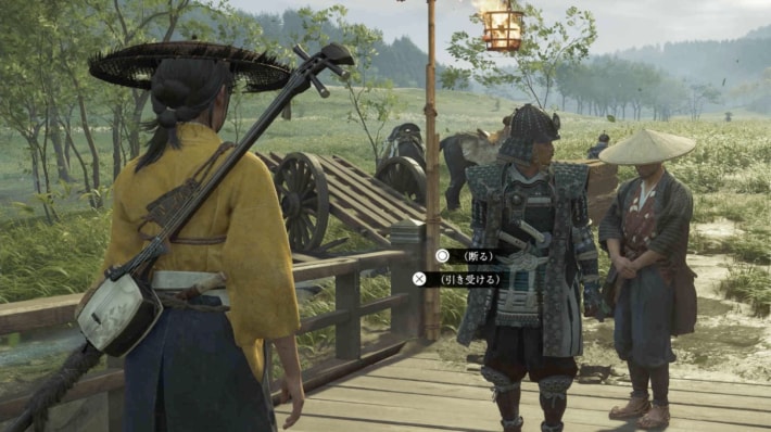 ゴーストオブヨウテイの松前侍と会話