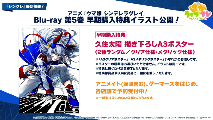 生放送『ぱかライブTV Vol.59』情報まとめの画像