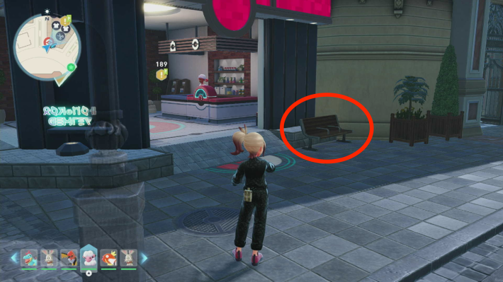 ポケモンZAのベンチの設置場所