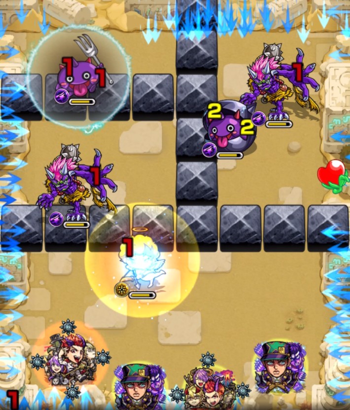 未開の砂宮【20】のステ1