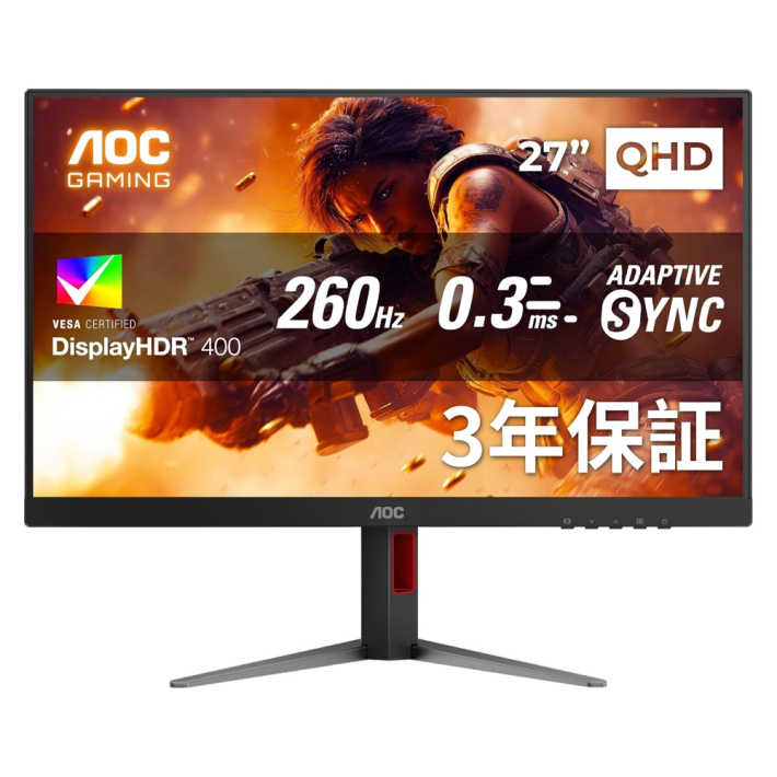 AOC Q27G4Z/11の正面商品画像