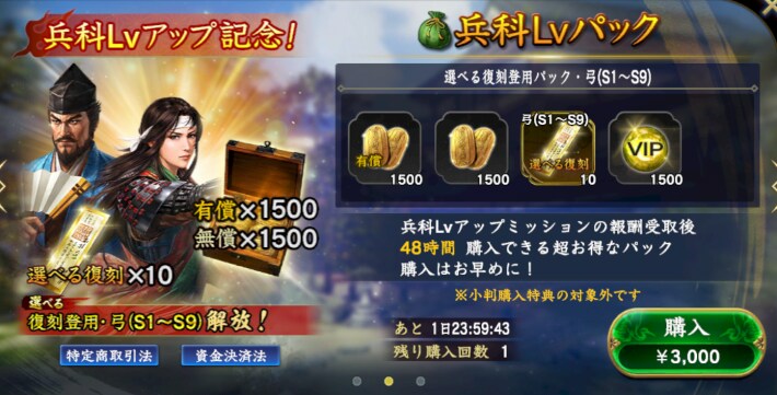 兵科Lvパック