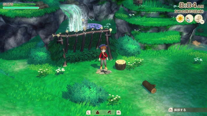 牧場物語 風のグランドバザールの山エリア