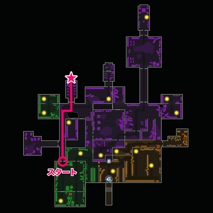 フラダリラボのマップ