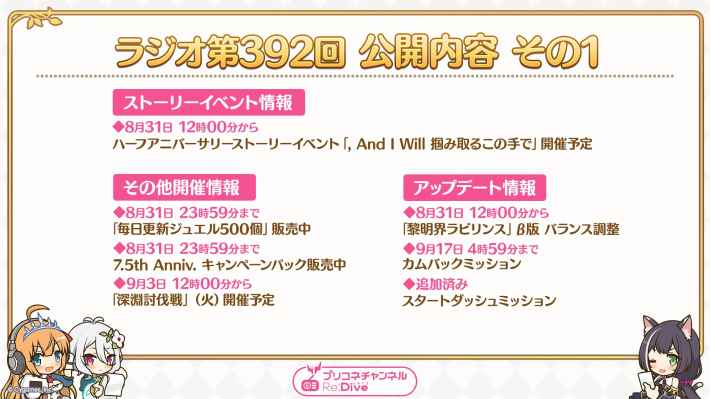 プリコネラジオ最新情報まとめの画像