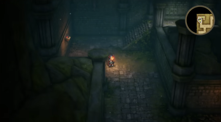 ドラクエ1＆2の洞窟内の様子