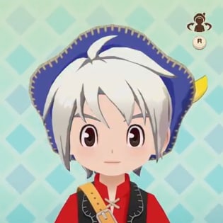 牧場物語 風のグランドバザールの髪色ホワイト