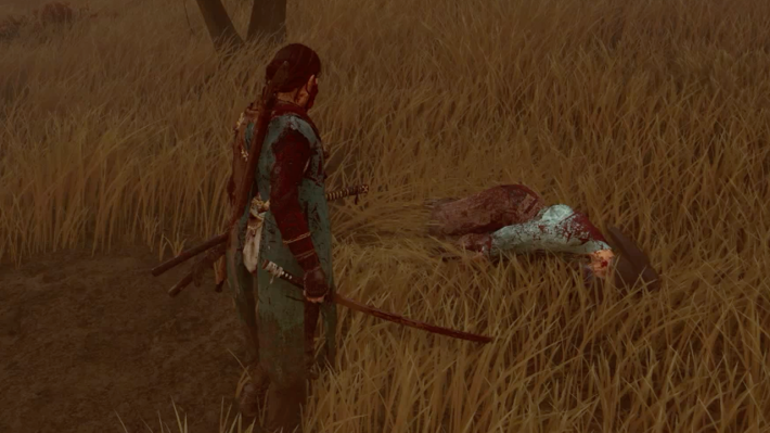 ゴーストオブヨウテイのみよの骸から「青姥の面」を入手