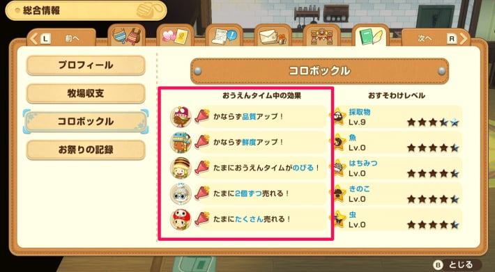 牧場物語 風のグランドバザールのおうえんタイム