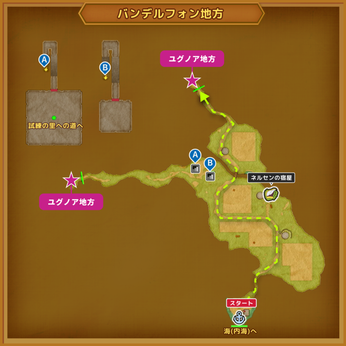 ドラクエ11Sのユグノア地方の行き方