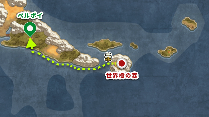 ドラクエ2リメイクのペルポイの行き方と場所
