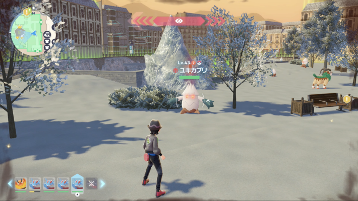 ポケモンzaのオヤブンユキカブリの現地画像