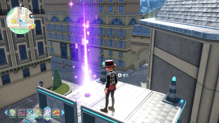 ブルー3番地のアスレチックのカラフルなネジ