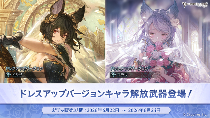 グラブル】ドレスアップバージョンキャラ一覧/ガチャ履歴【グラン