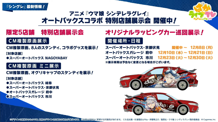 生放送『ぱかライブTV Vol.59』情報まとめの画像