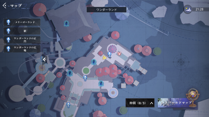 ワンダーランドのカード5_マップ